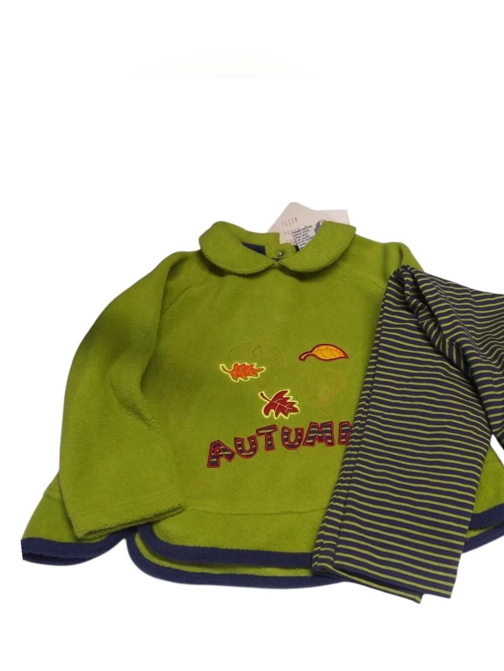 New Legends Vintage Green 'Autumn' Long Sleeve Top and Leggings Set Size 4
